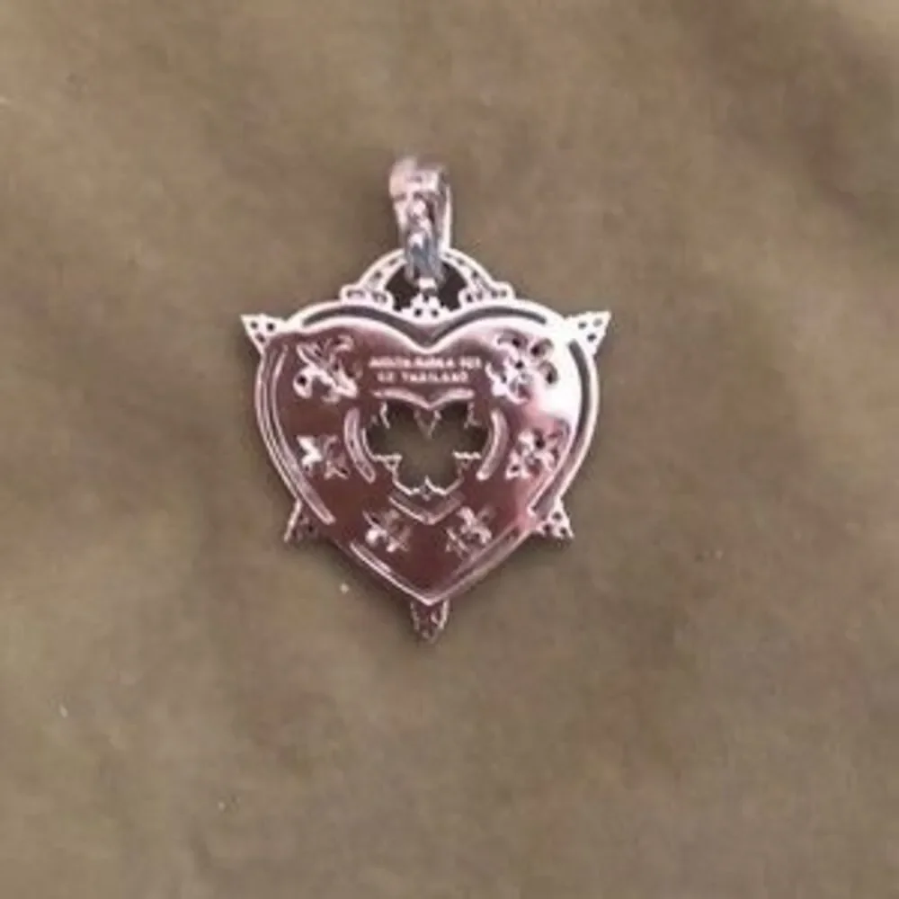 Judith Ripka Pink/Red Sterling Heart EnhancerNecklace - Picture 2 of 2